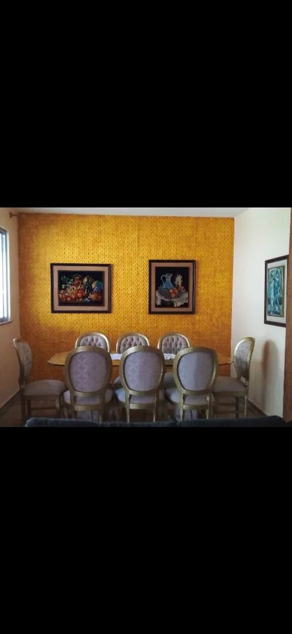 Mesa DE mármore e 8 cadeiras Luiz XV - Foto 2