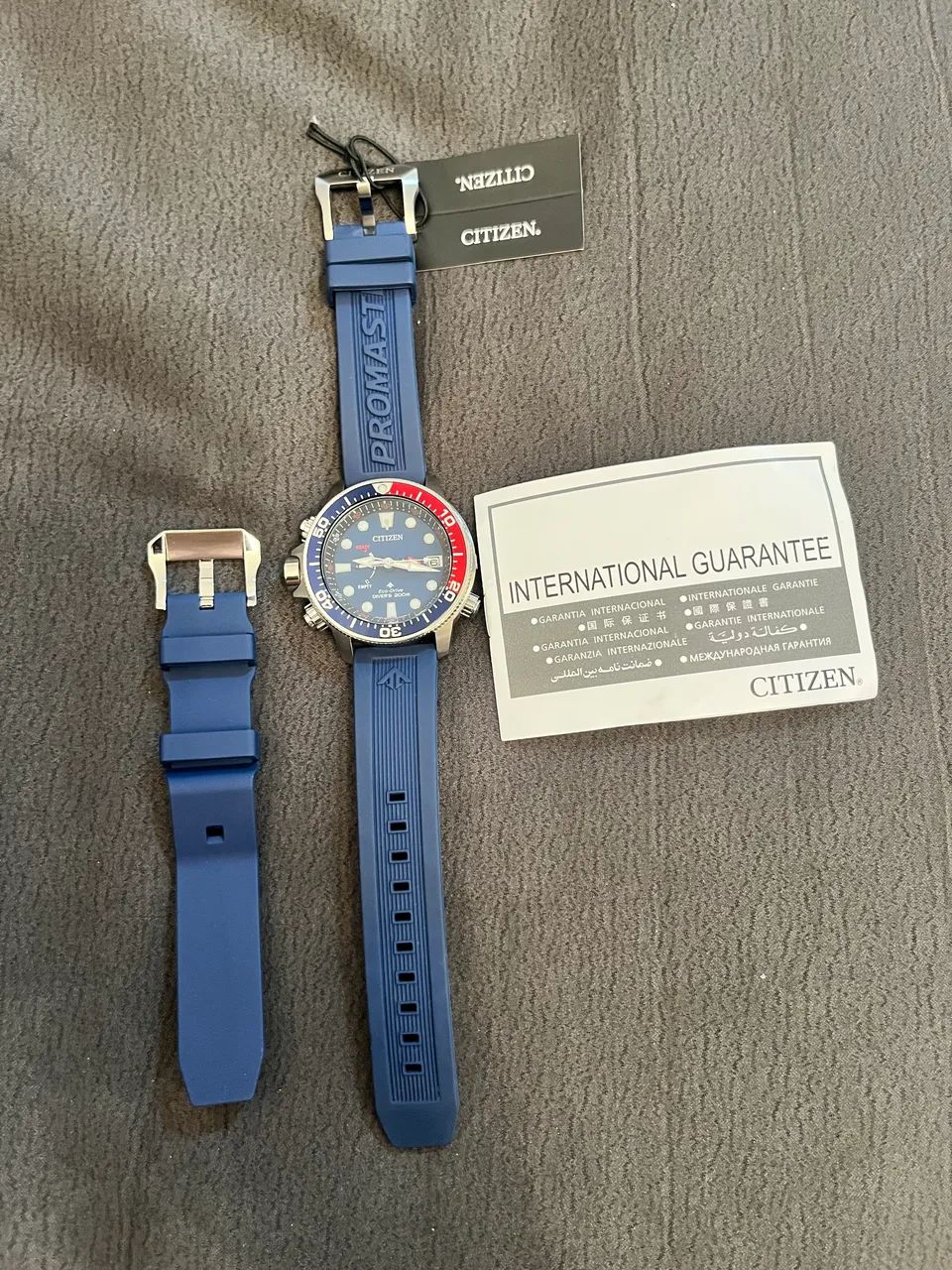 Relógio Aqualand Citizen Eco Drive Bn2038-01l