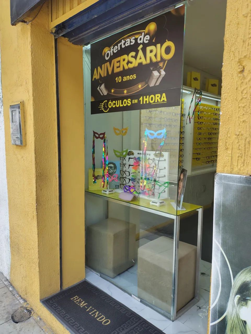 Porta de vidro de correr e vidro de vitrine fixa - Foto 2