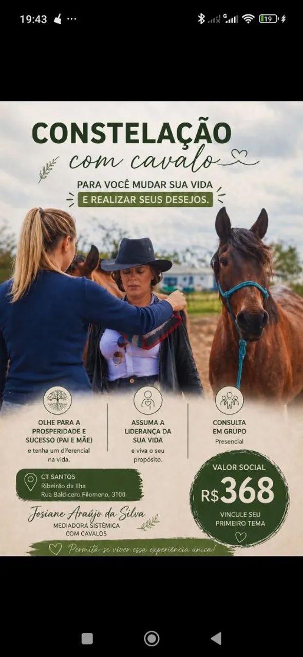 Consulta sistêmica com cavalos 388. * Josiane Araújo da Silva  - Foto 4