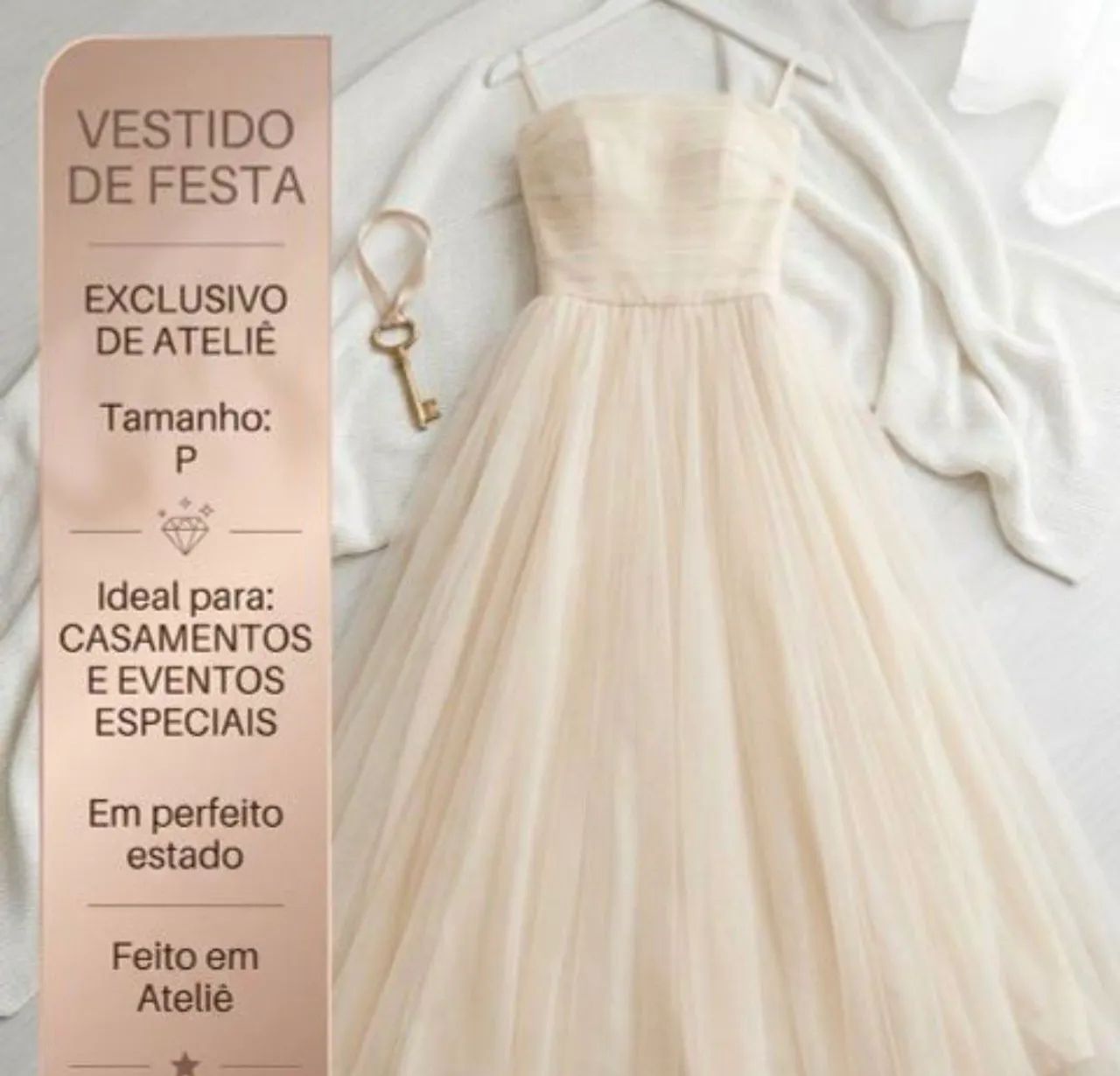 Vestido de Festa Elegante