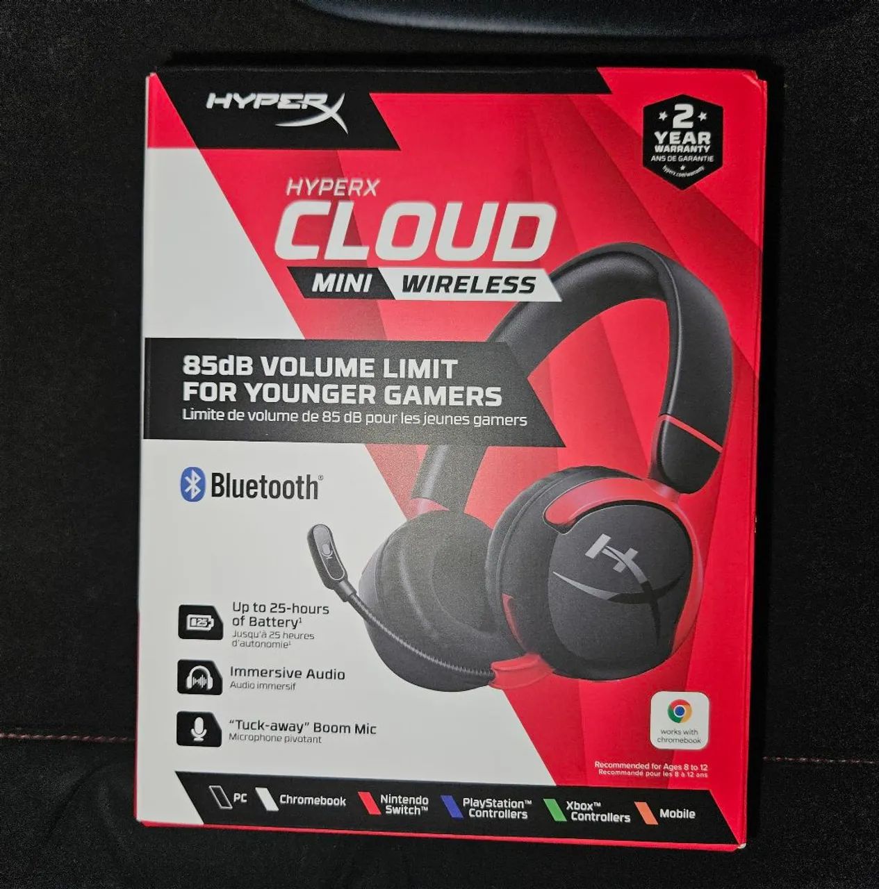 Headset Hyperx Cloud Mini Wireless NOVO