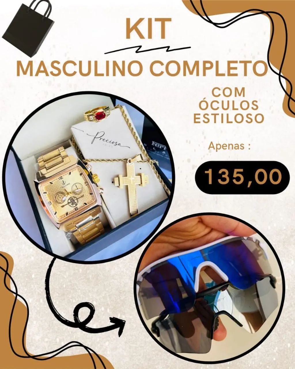 kit completo Masculino  - Foto 5