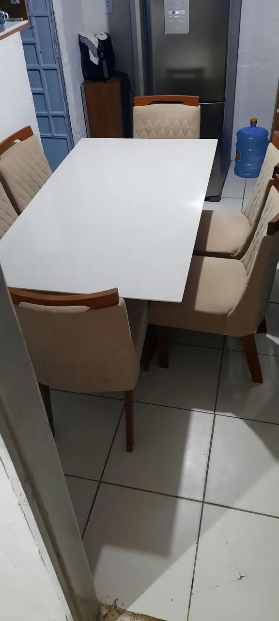 Vendo Mesa 6 cadeiras bem conservada - Foto 3