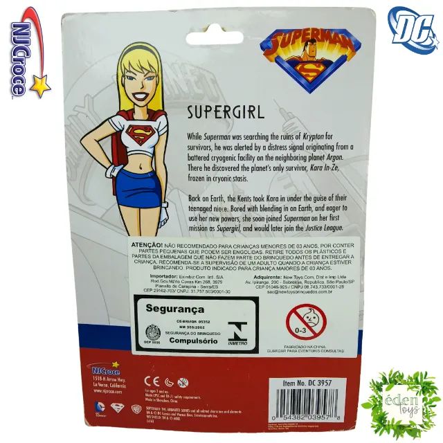 Boneco DC Supergirl lacrada NJ Croce (cód 990) - Foto 2