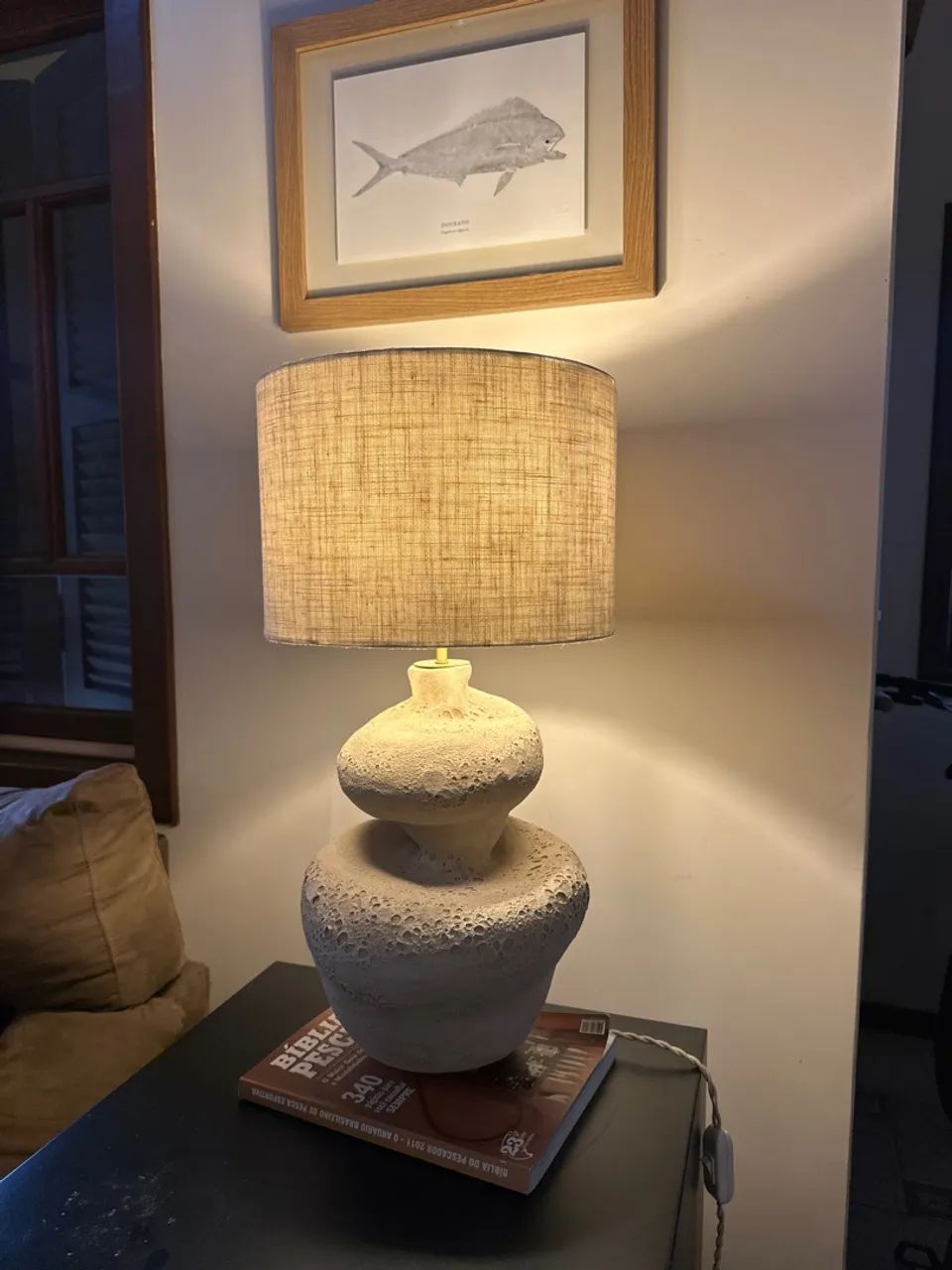 Luminária em Cerâmica 