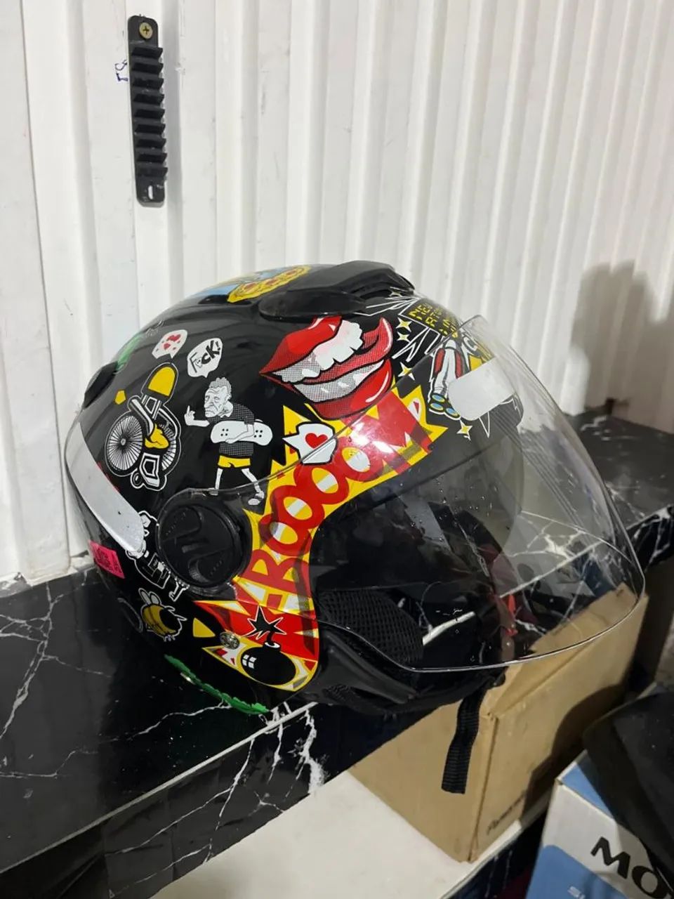 Capacete aberto barato