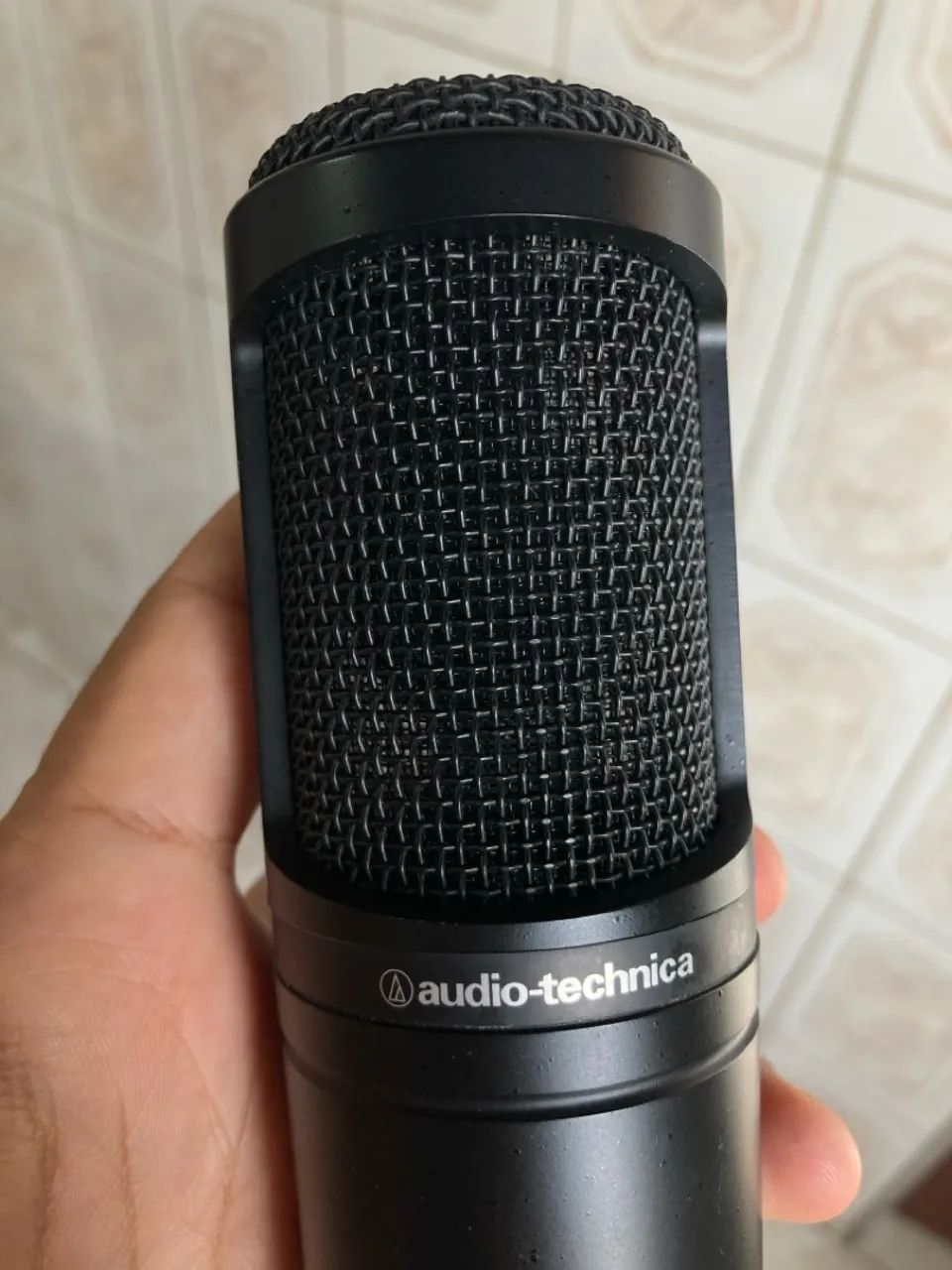 Microfone Estúdio Audio Technica AT2020 + Popfilter - Foto 3