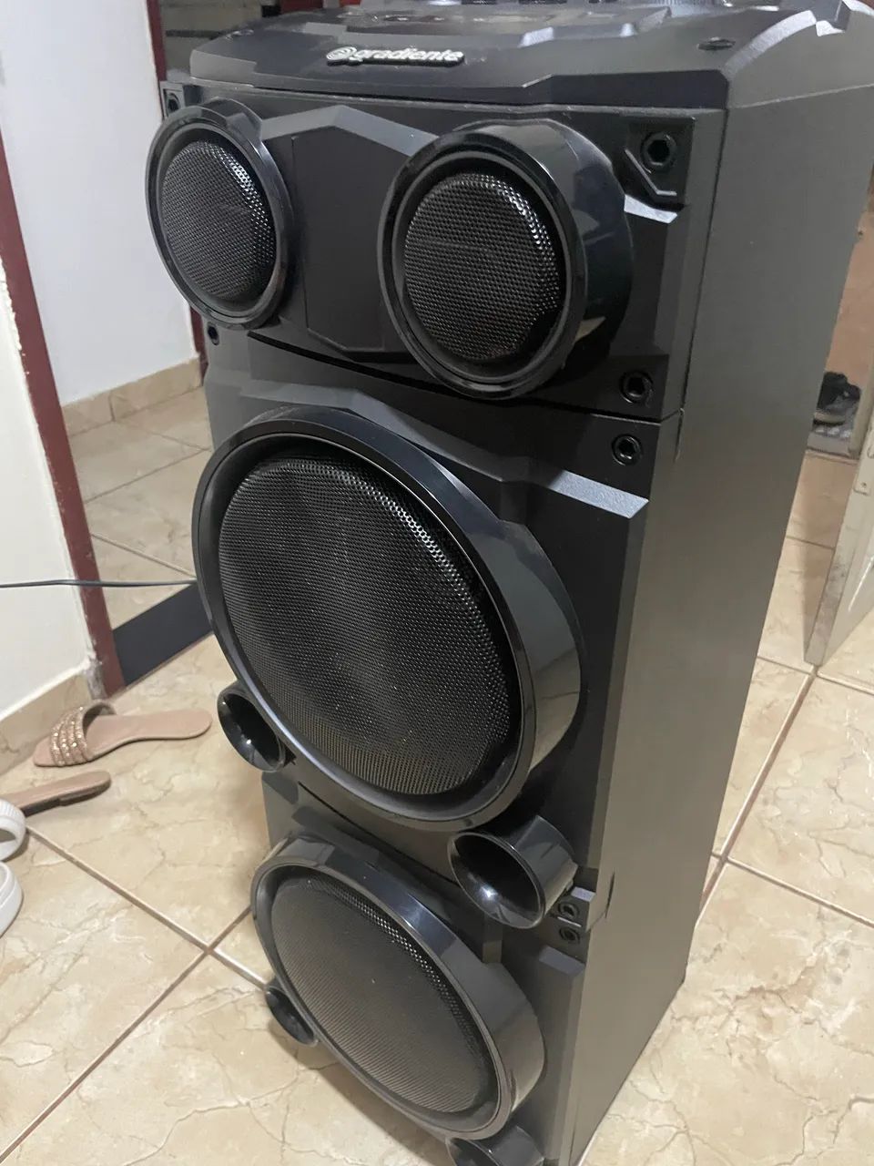 Caixa de Som Gradiente Grande - USB / Bluetooth / Microfone - Muito Potente - Foto 3