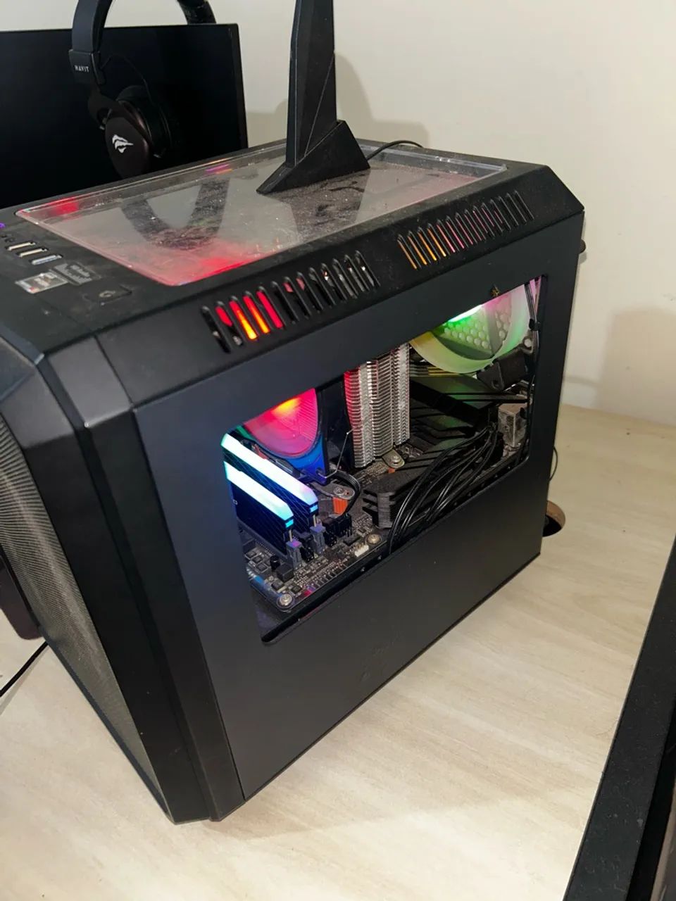 Gabinete gamer K-MEX MICROCAFT - Foto 4