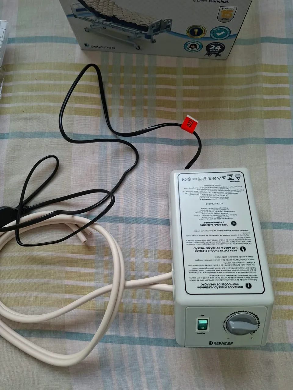 Colchão Anti Escaras Air Plus - Com Motor - Foto 4