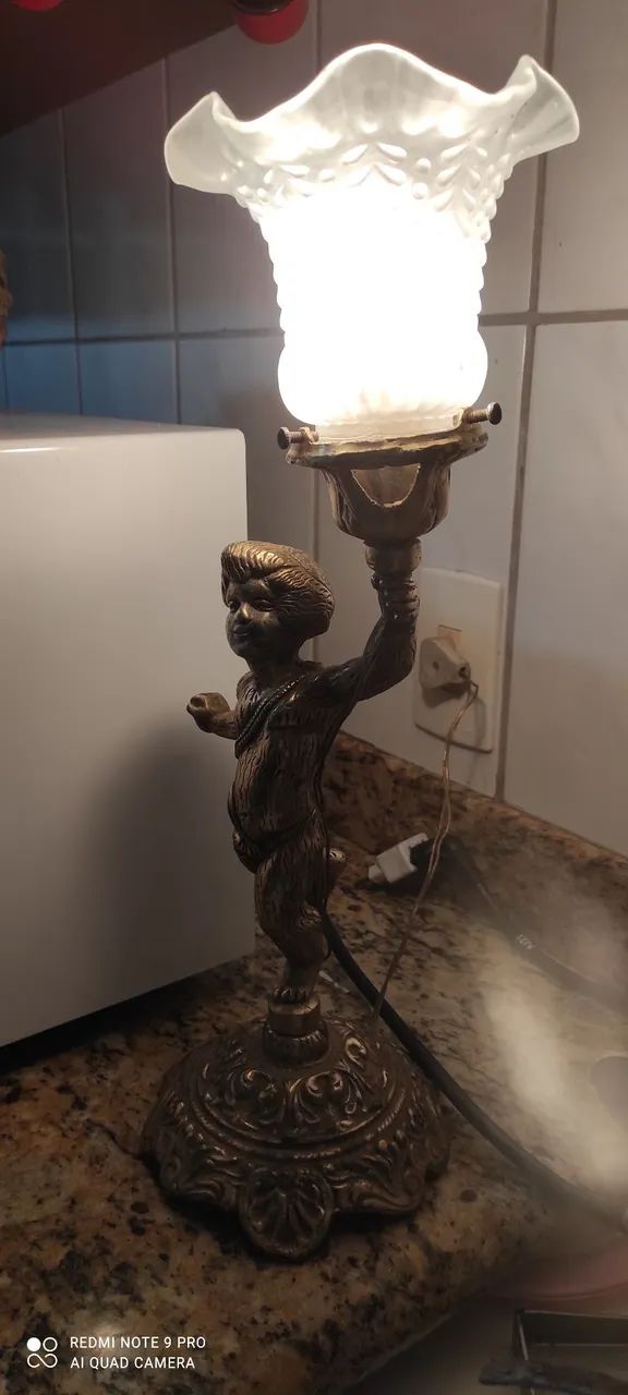 Luminária Antiga,em Metal : - Foto 5