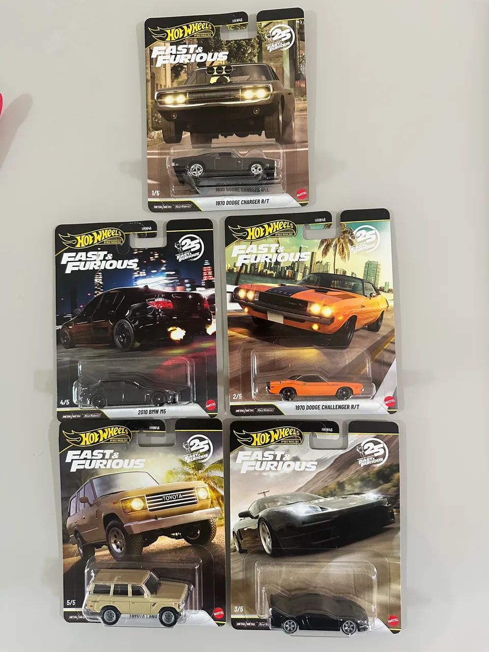 Hot wheels premium set completo velozes e furiosos 25 anos - Foto 2