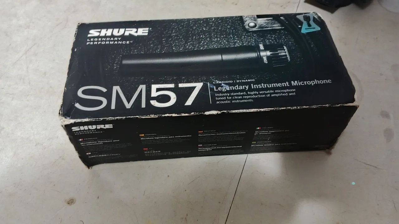 Microfone shure sm57 - Foto 4