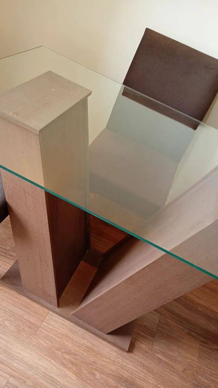 Mesa de jantar com 4 cadeiras,sem avarias.Linda! - Foto 3