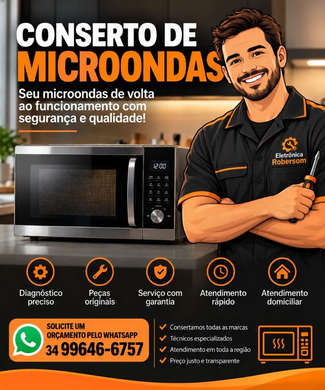 Conserto de microondas 