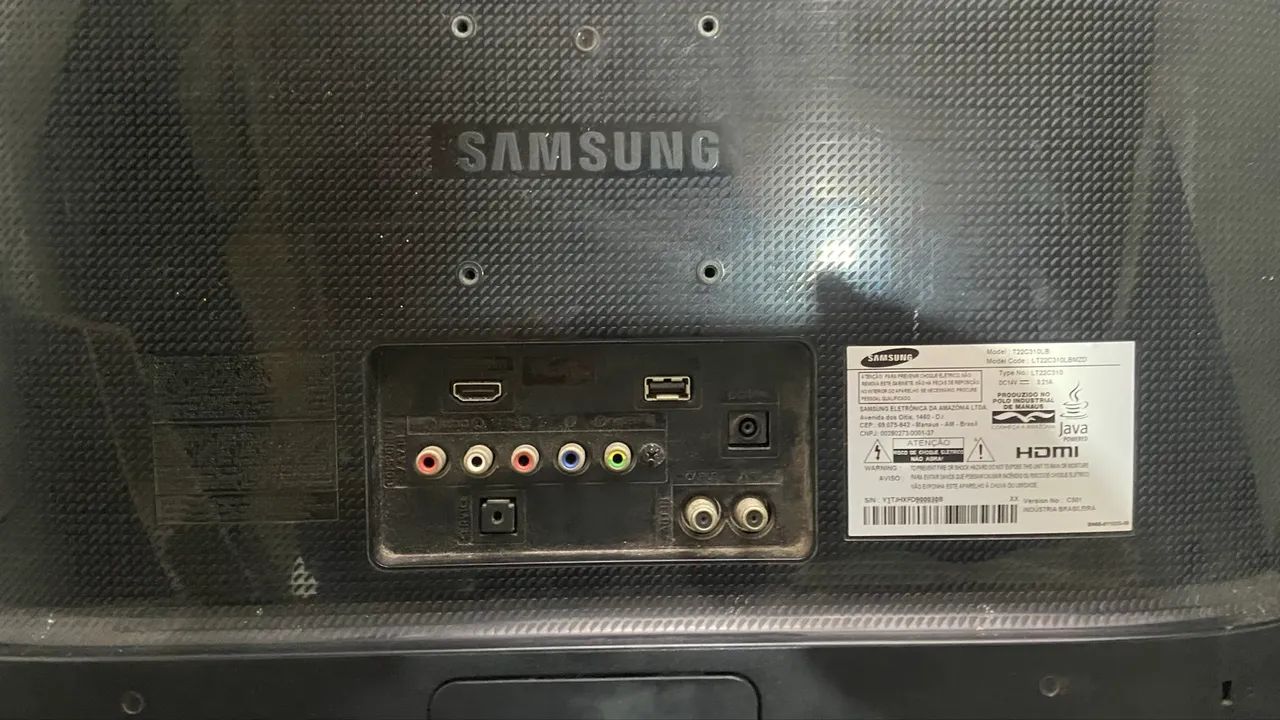  Vendo o monitor/TV Samsung 22 polegadas PARA RETIRADA DE PEÇAS  - Foto 3