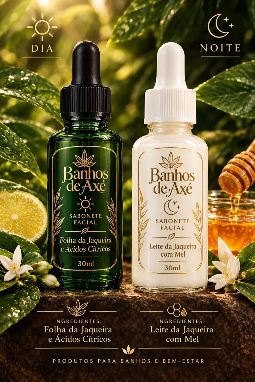 Duo com 2 sabonetes faciais -  líquido 30ml 