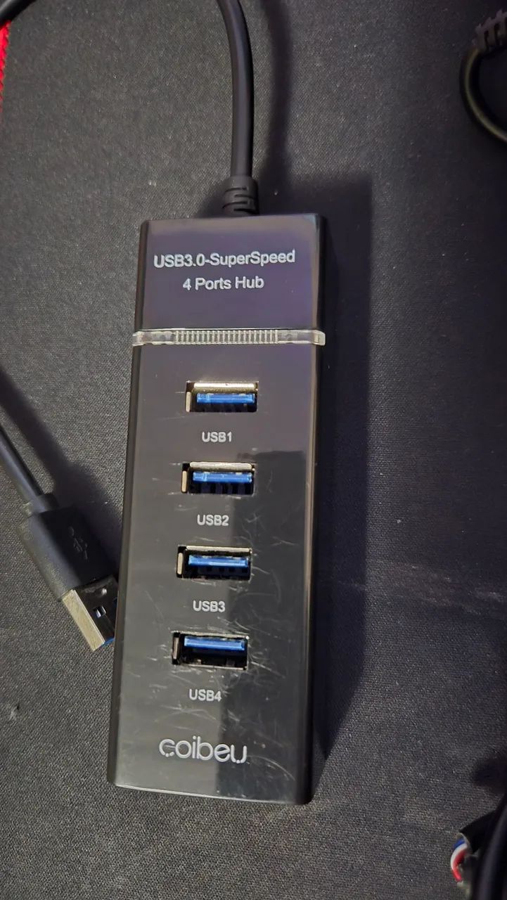 4 controle  xbox cabo + hub - Foto 4
