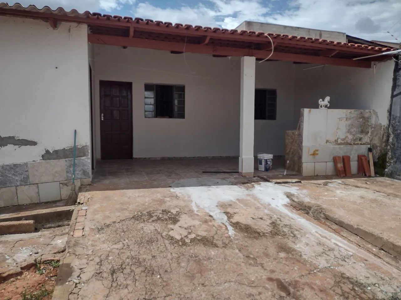 Aluguel casa 2 quartos, sozinha lote  - Foto 4