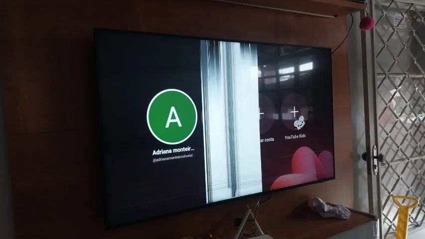 TV SAMSUNG 55 POLEGADAS COM TELA DANIFICADA