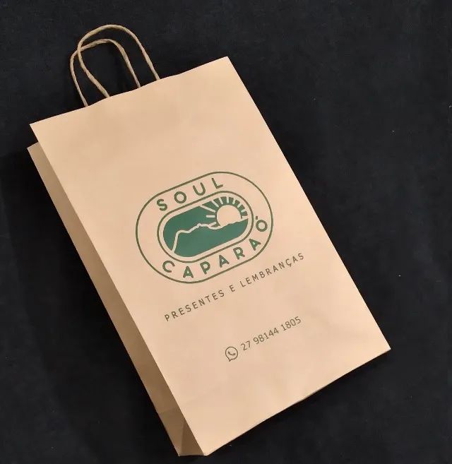 Bolsa de Papel Personalizada 120g (Ikonne - Tel *)