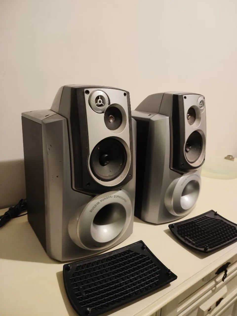 Caixas de som AIWA, POTENCIA e QUALIDADE