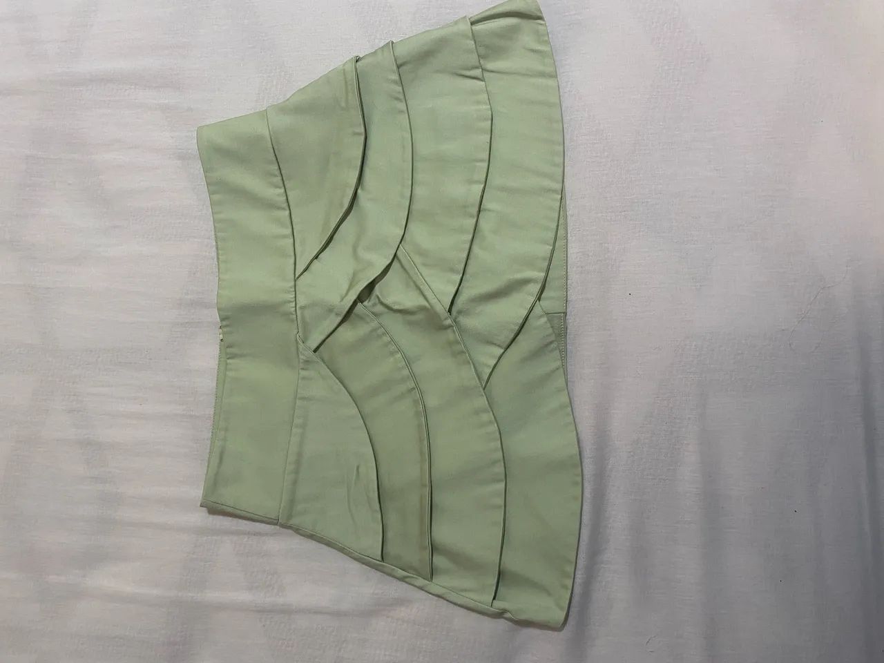 Blusinha estampada + saia verde | R$ 35 e R$ 30 - Foto 2