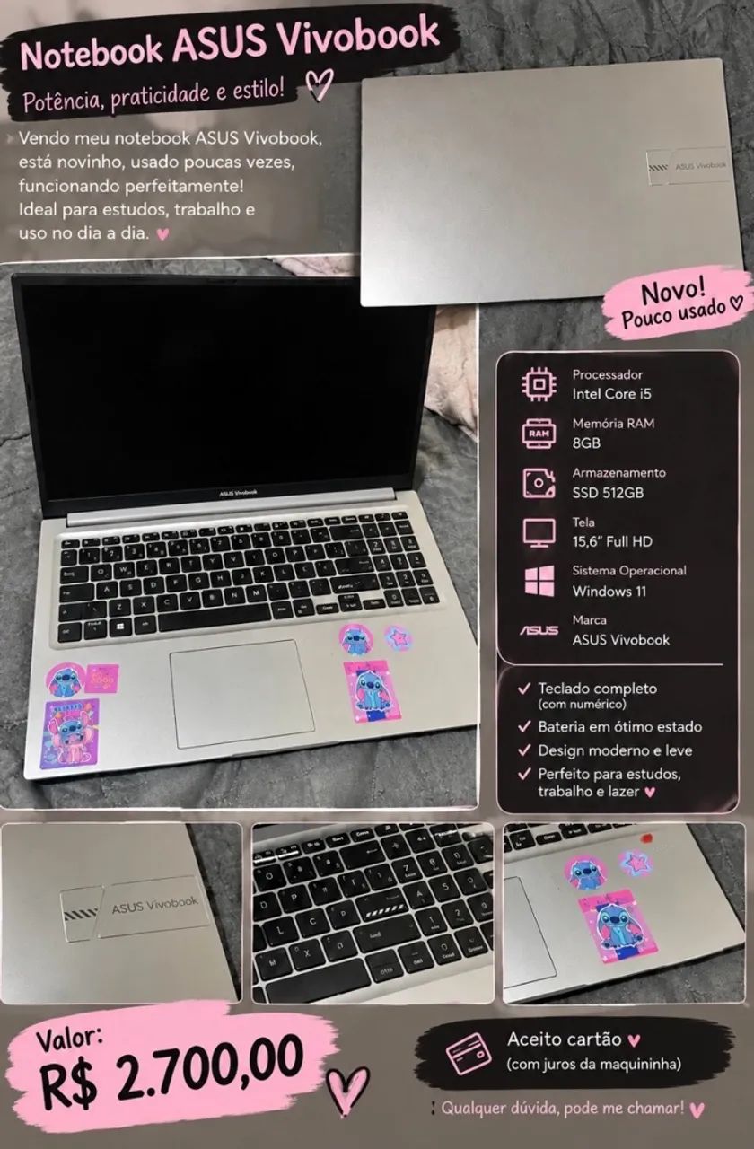 Vendo notebook 