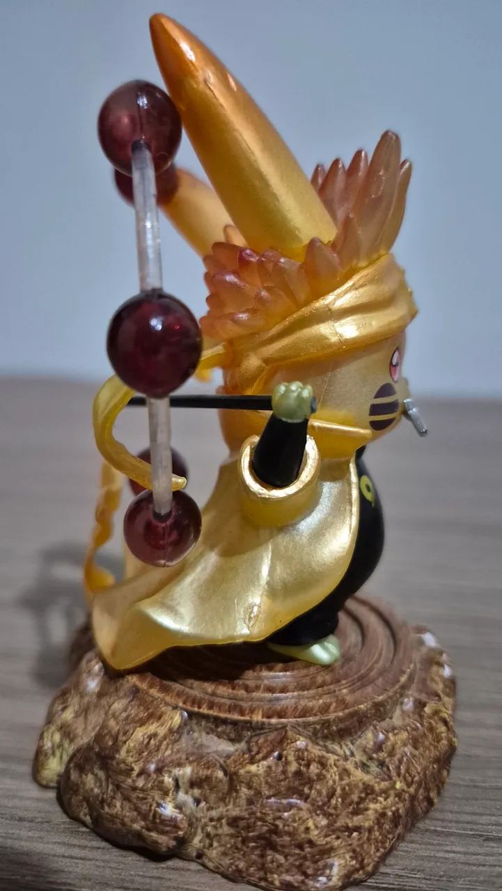 Pikachu dourado estilo Naruto (custom/fusão) - Foto 3