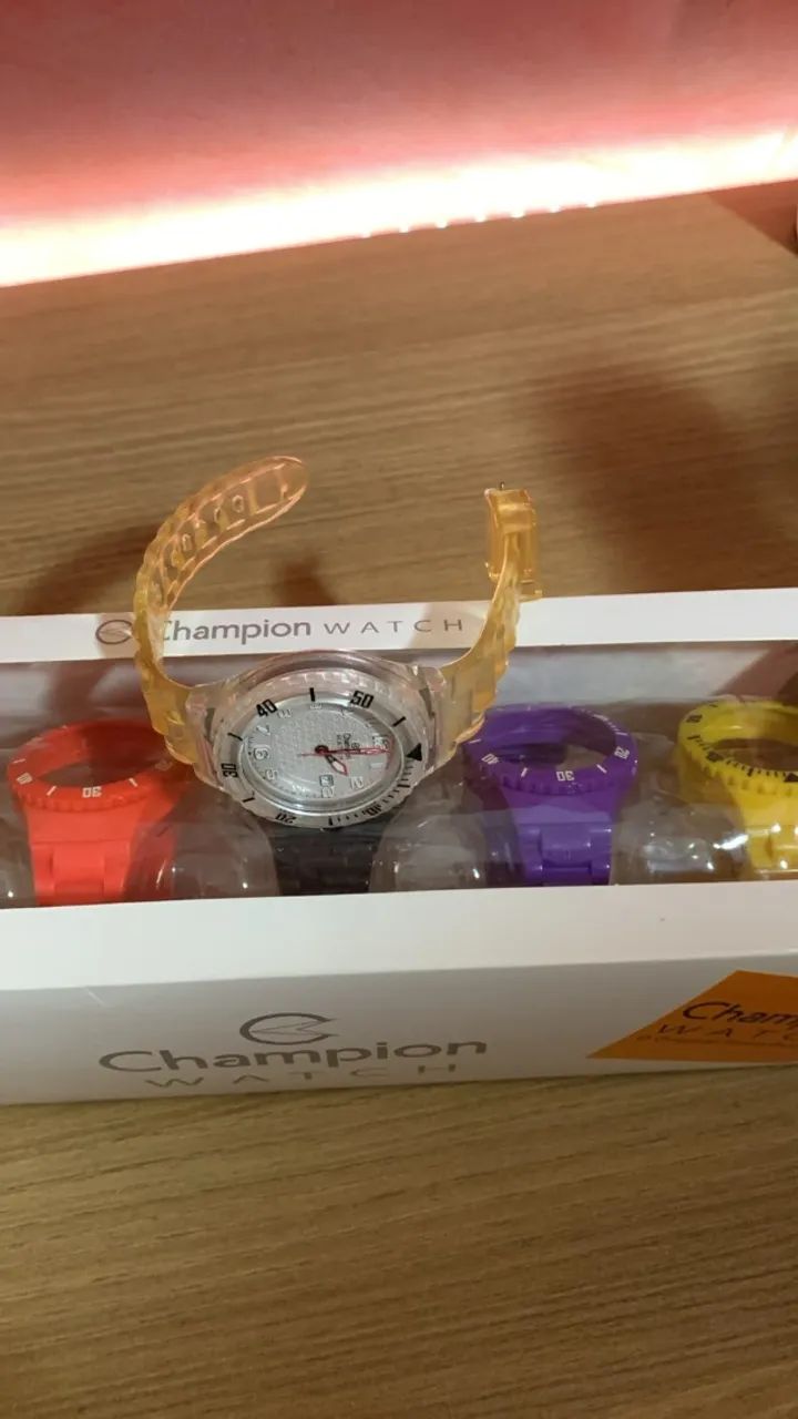 CONJUNTO RELÓGIO CHAMPION WATCH - Foto 2