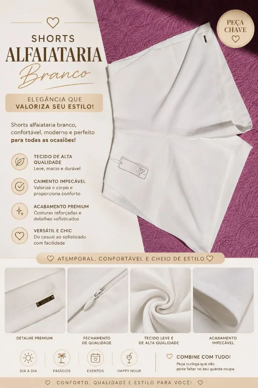 Vende-se shorts alfaiataria 