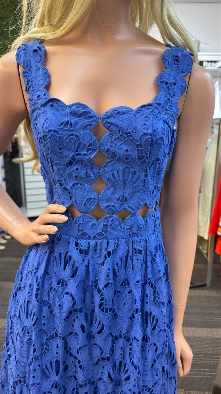 Vestido Cropped Laise Concha Farm  - Foto 3