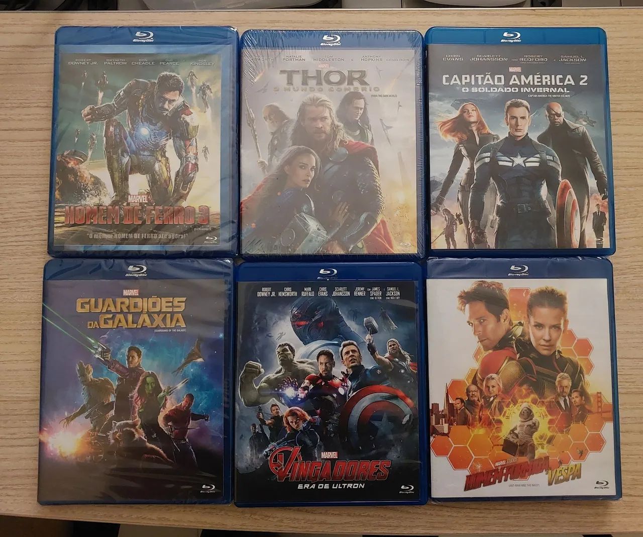 Blu-ray Coleção MCU Fase 2 (Original)