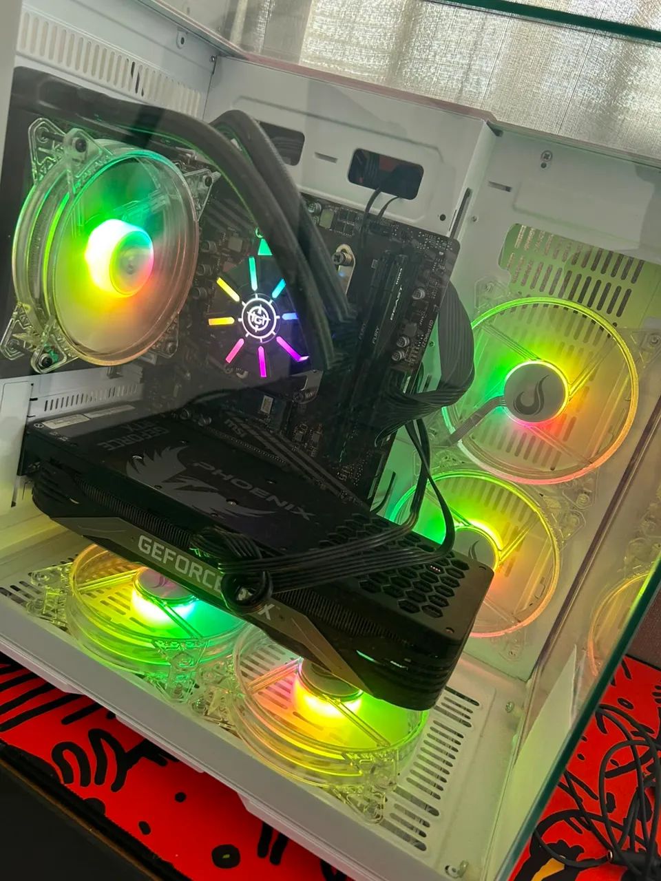 PC Gamer Completo Com Mesa e Monitor, envio Formatado! - Foto 3
