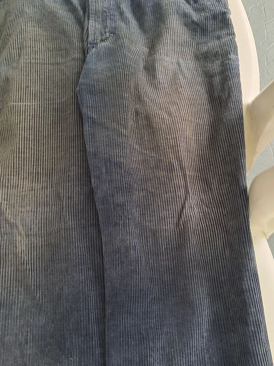 Calça  McGregor, de veludo cotêlê, aproximadamente 90 cm - Foto 2