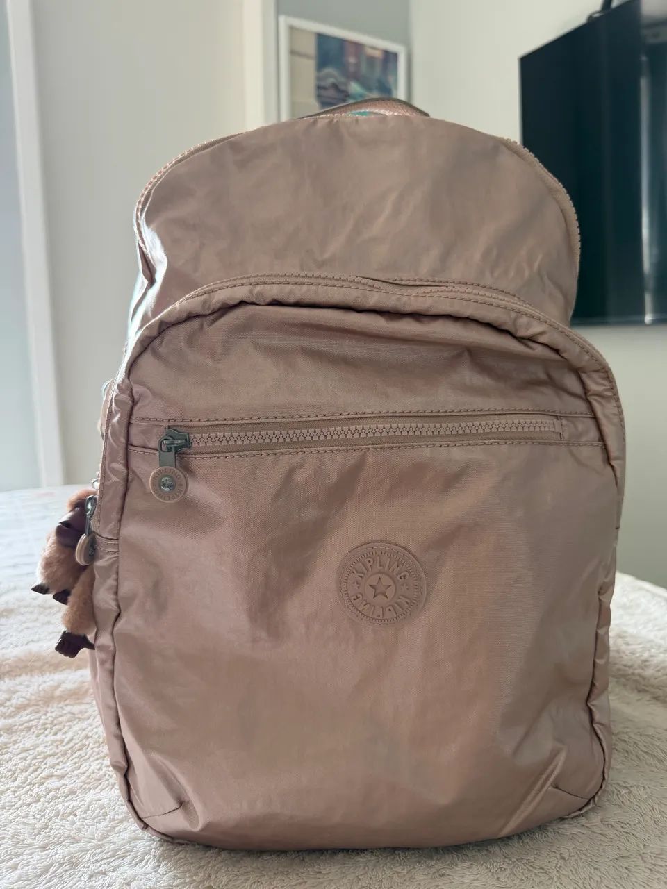 Mochila Kipling Seoul XL Rosé - Foto 3