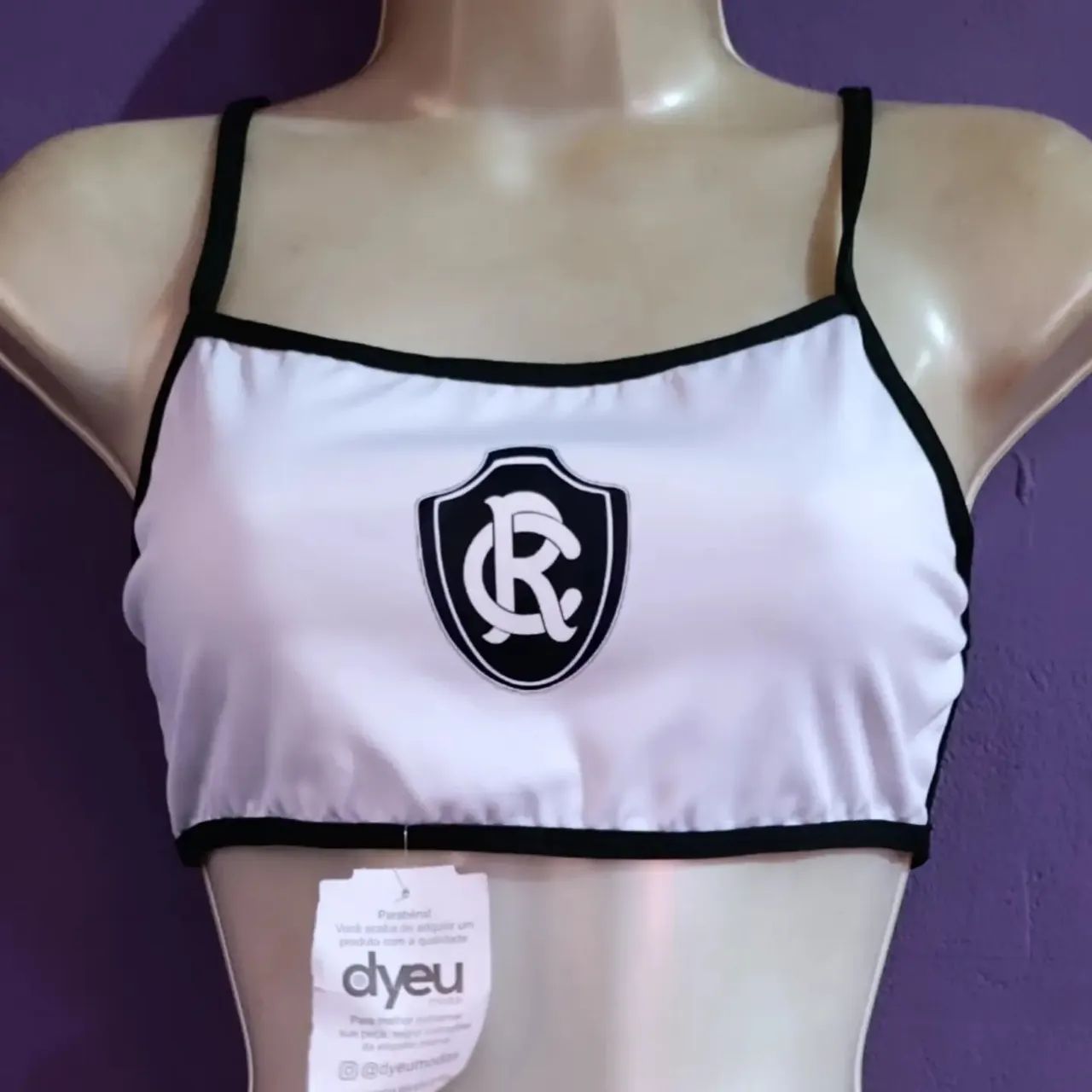 Croppd do clube do Remo Branco e Preto 