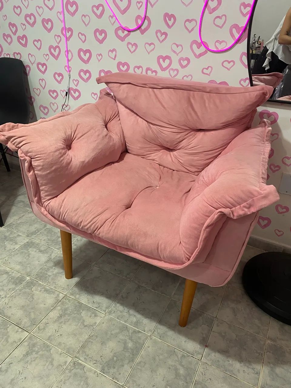 2 Poltronas Rosa - Foto 2