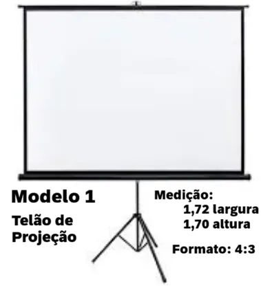 Locação de Projetor e de Telão de Projeção: 150 wide e de 100 polegadas - Foto 5