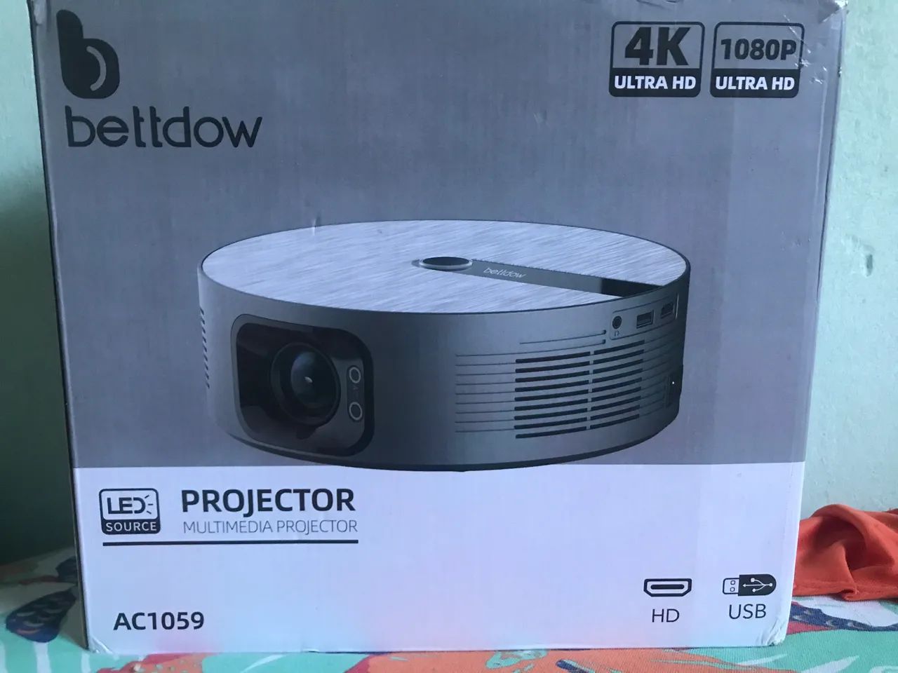 PROJETOR BETTDOW AC1059 COMPLETO. - Foto 2