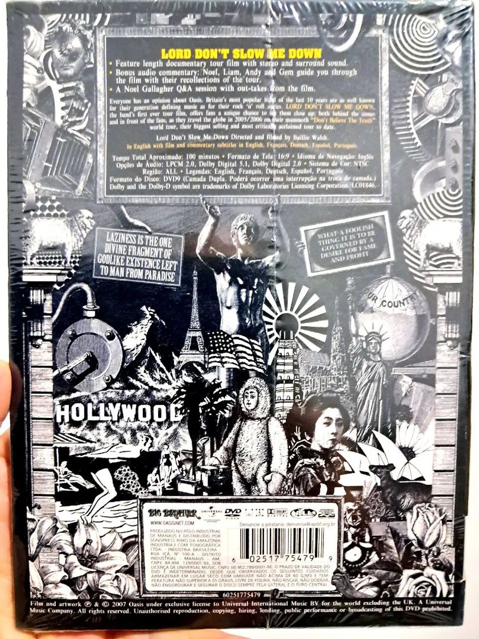 DVD OASIS - Lord Don't Slow Me Down - Lacrado - Foto 2
