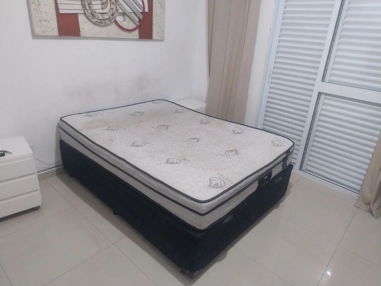 Cama box de casal molas ensacadas