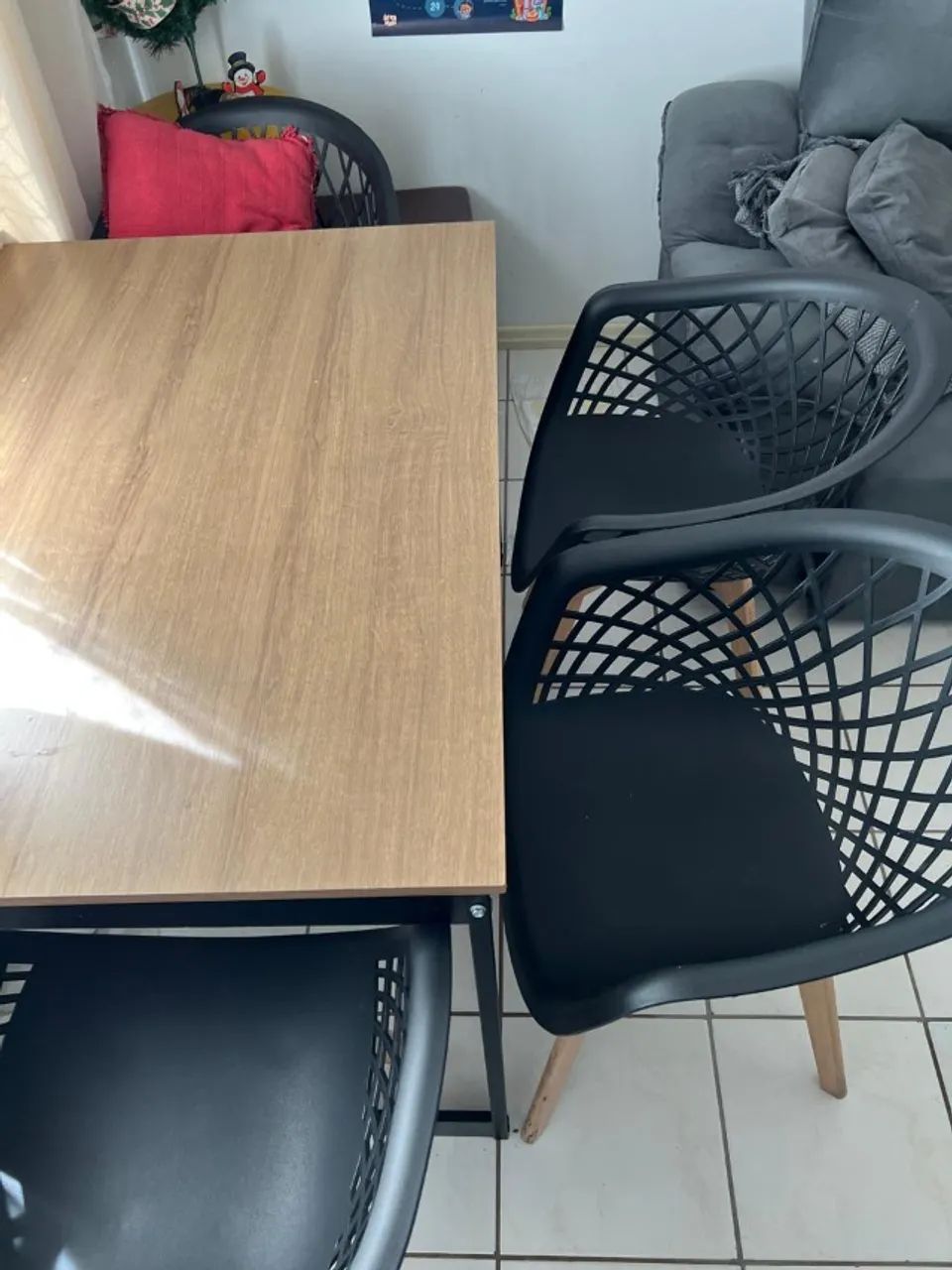 mesa de jantar com 4 cadeiras - Foto 5