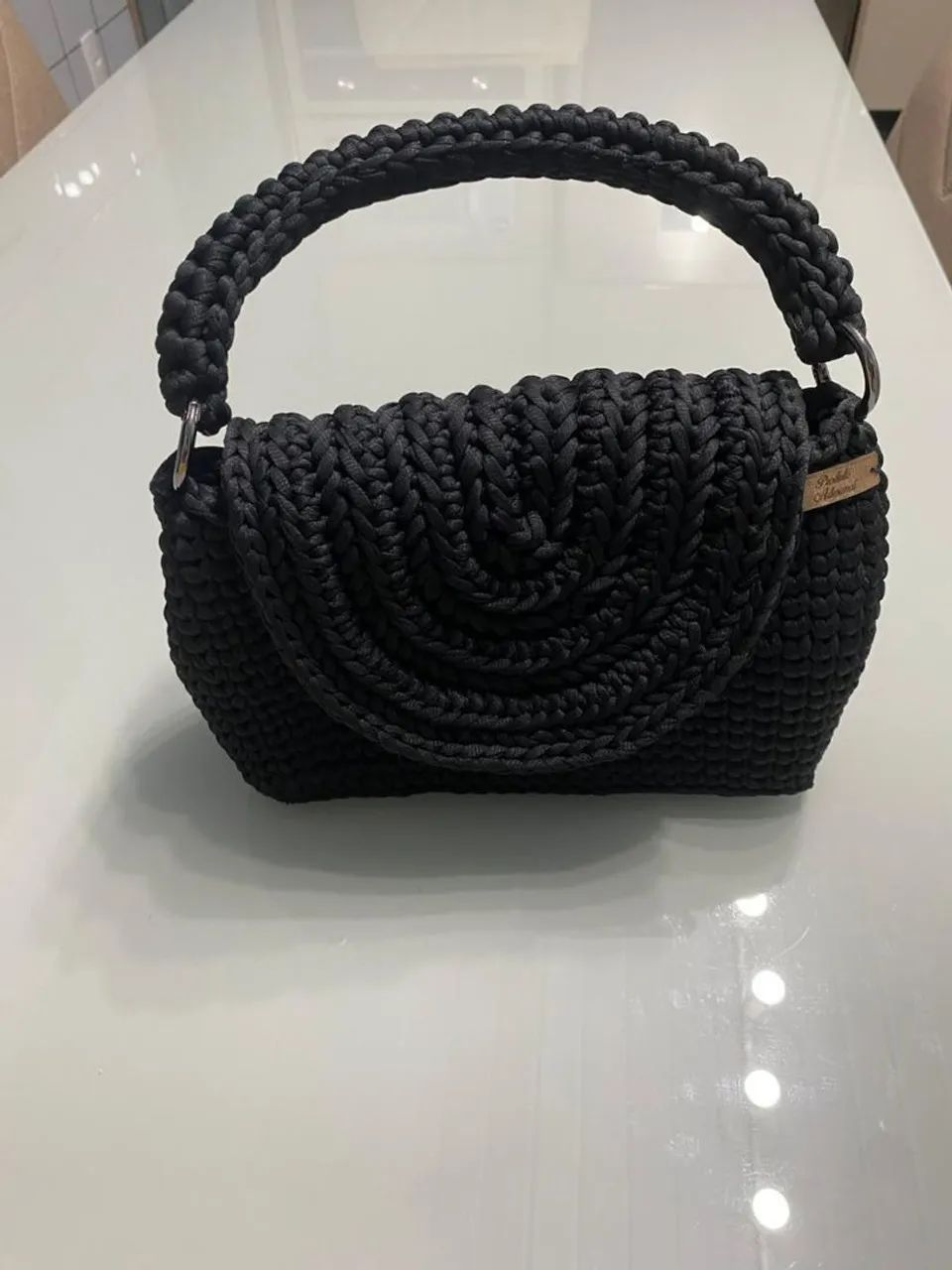 Bolsa Fio de Malha Preta - Foto 3
