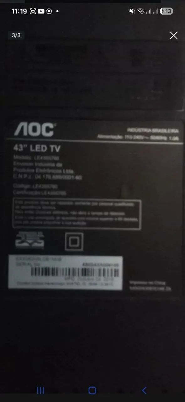 Vendo smart tv 43" funcionando perfeitamente  - Foto 3