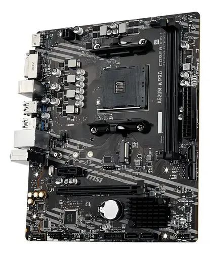 Placa Mãe MSI A520M-A PRO - Perfeita p/ Ryzen | Ótimo Estado | Custo Benefício! - Foto 2