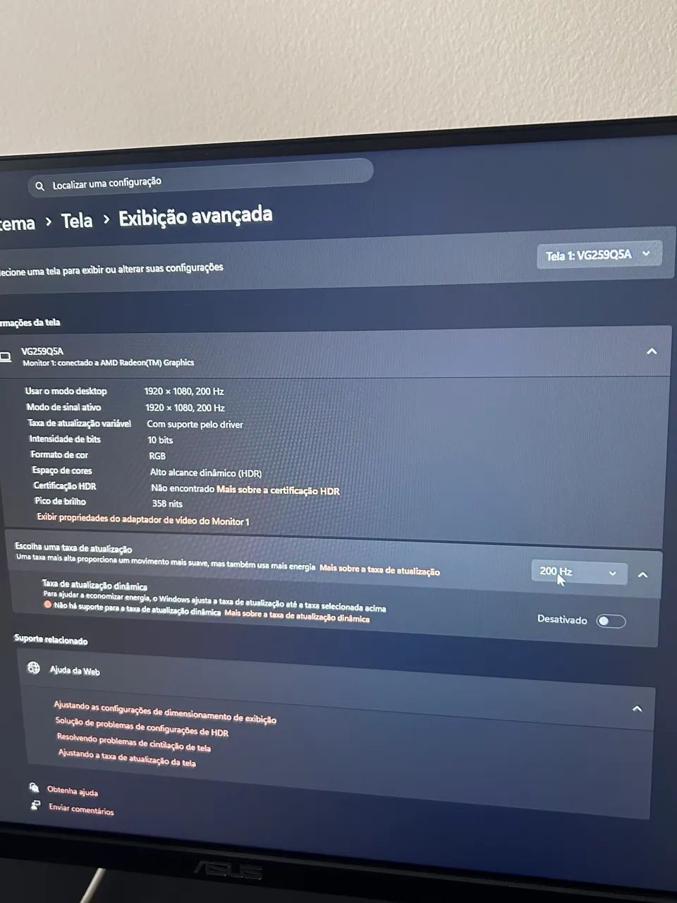 Monitor Asus 200hz - Foto 3