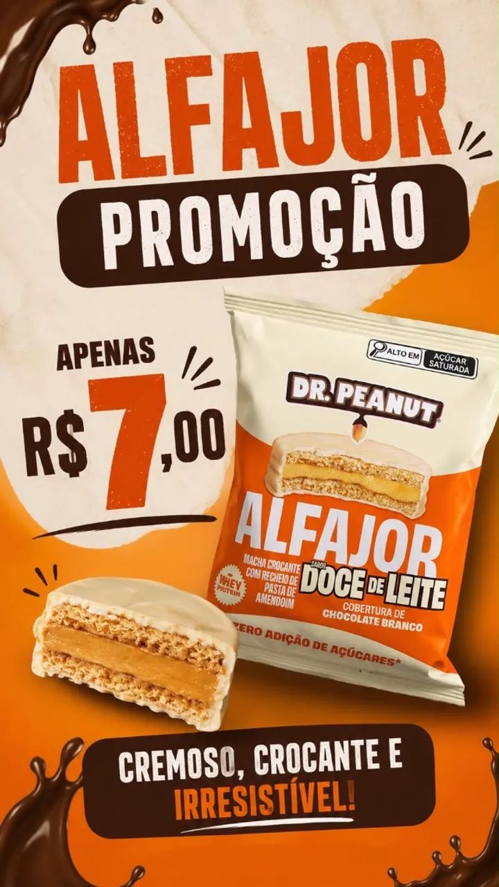 Alfajor proteico 