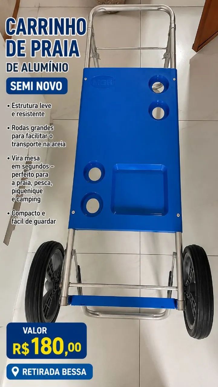 carrinho de praia